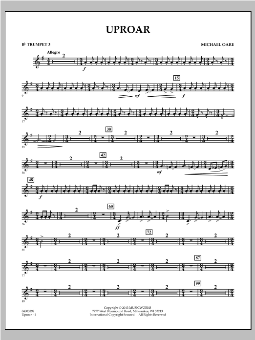 Uproar - Bb Trumpet 3