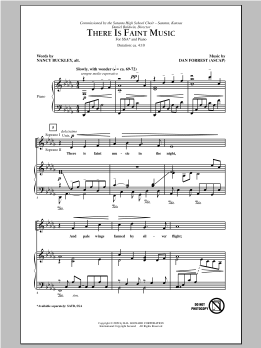There Is Faint Music