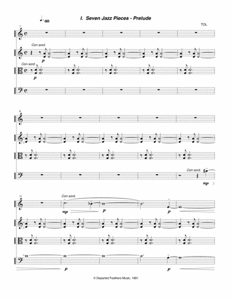 Seven Jazz Pieces (1990-91) violin 2 part