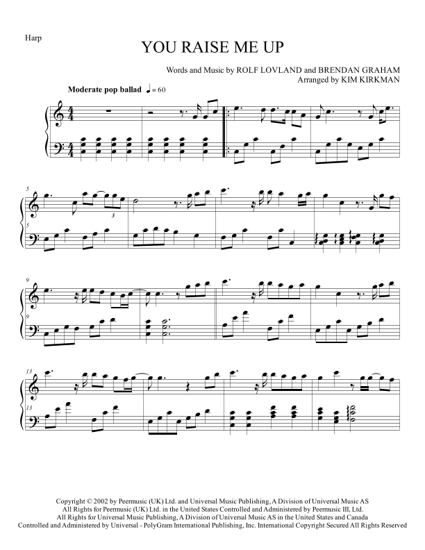 You Raise Me Up (arr. Kim Kirkman)