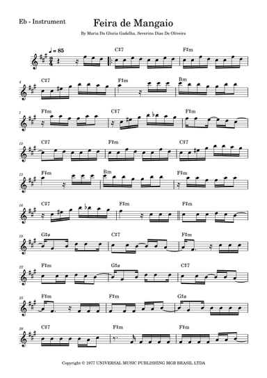 Feira De Mangaio (arr. Fabio Eduardo de Oliveira)