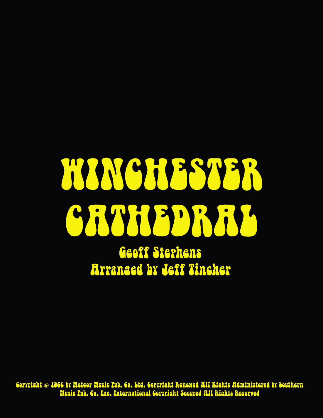 Winchester Cathedral (arr. Jeff Tincher)