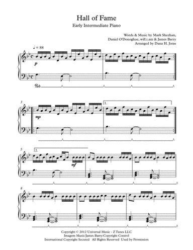 Hall Of Fame (arr. Dana H. Joras)