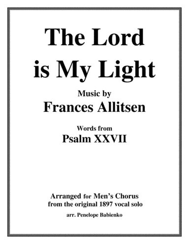 The Lord is My Light (arr. Penelope Babienko)