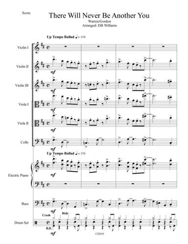 There Will Never Be Another You (arr. DB Williams)
