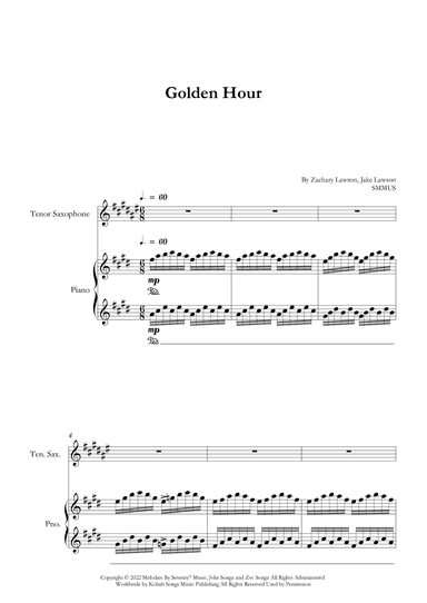 Golden Hour (arr. SMMUS)