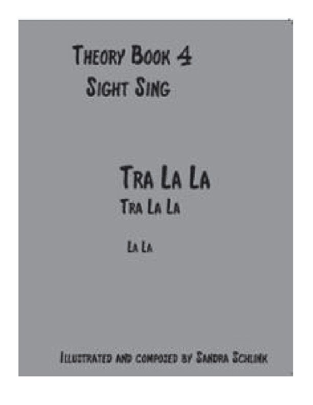 Theory Sight Singing  book 4