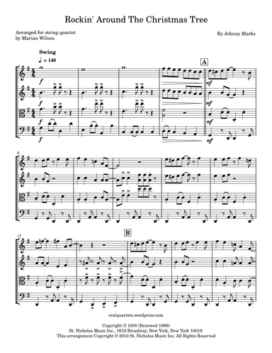 Rockin' Around The Christmas Tree (arr. Marian Wilson)