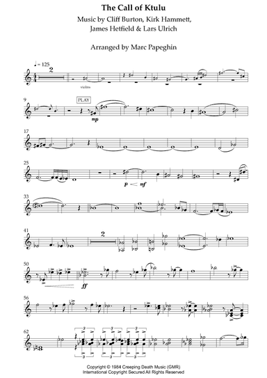The Call Of Ktulu (arr. Marc Papeghin)