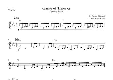 Game Of Thrones (arr. Fabio Britto)