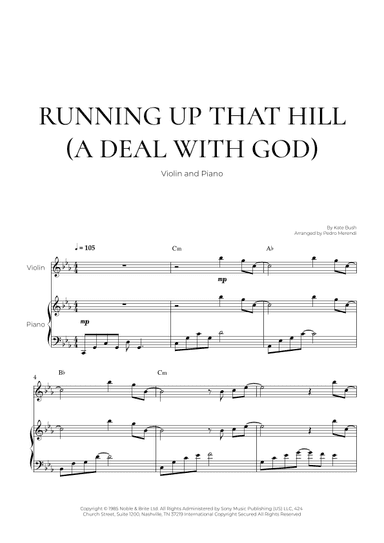Running Up That Hill (arr. Pedro Merendi)