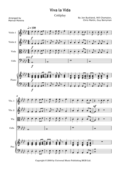 Viva La Vida (arr. Marival Moreira)