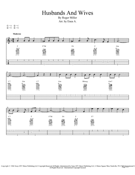 Husbands And Wives (arr. Enea A.)