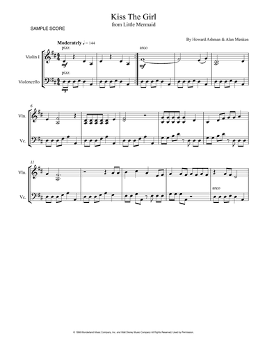 Kiss The Girl (arr. Sherry Lewis)
