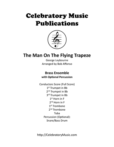 The Man On The Flying Trapeze (arr. Bob Affonso)