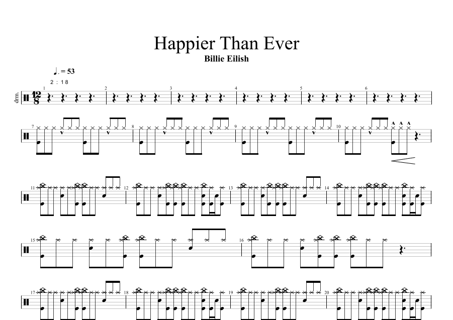 Happier Than Ever (arr. Cyril Mayer)