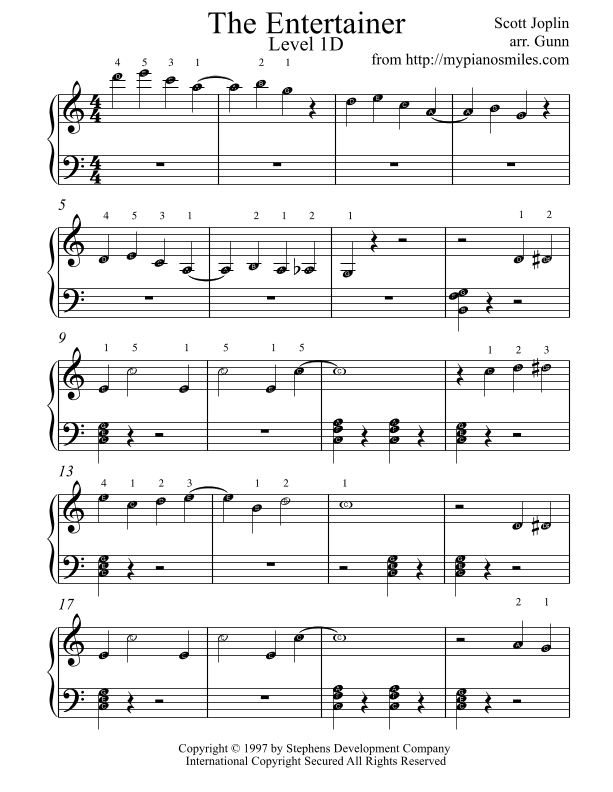 The Entertainer (arr. Shannon Gunn)