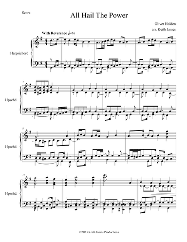 All Hail The Power Of Jesus' Name (arr. Keith James)