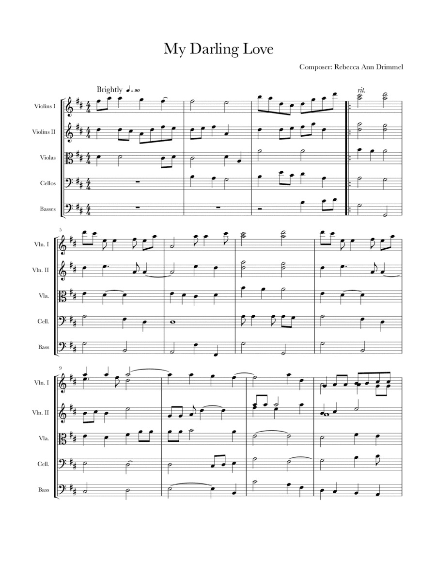 My Darling Love (String Orchestra)