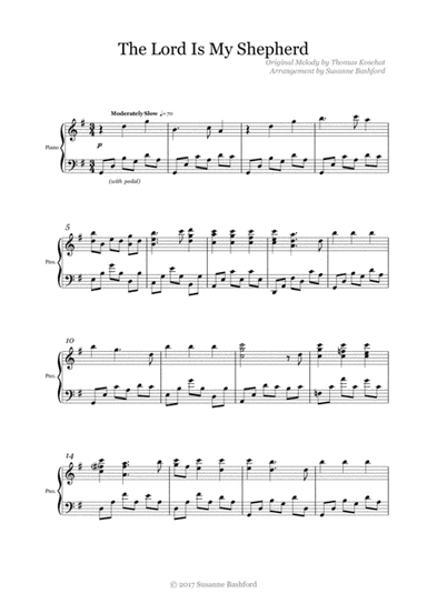 The Lord Is My Shepherd (arr. Susanne Bashford)