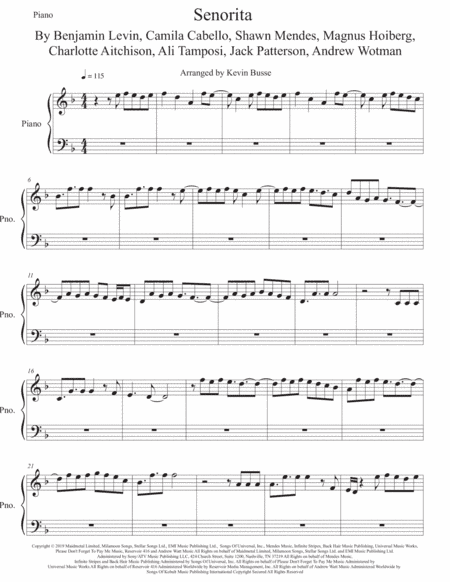 Senorita (arr. Kevin Busse)