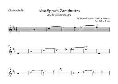 Also Sprach Zarathustra (arr. Fabio Britto)