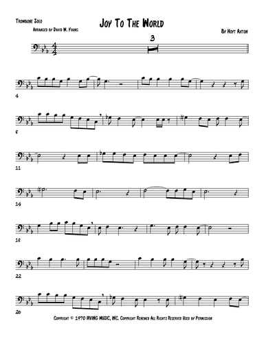 Joy To The World (arr. David W. Young)