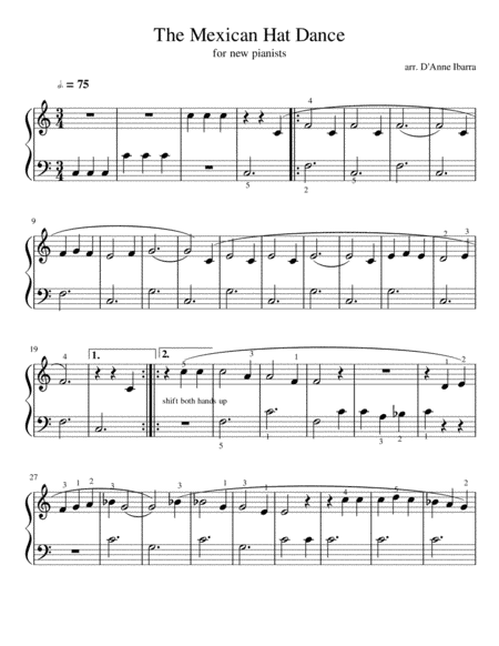 The Mexican Hat Dance (arr. D'Anne Ibarra)