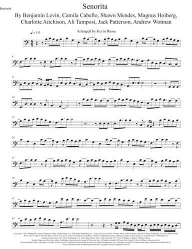 Senorita (arr. Kevin Busse)