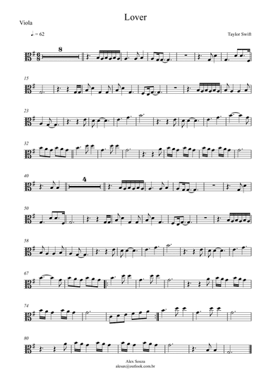 Lover (arr. Alex Souza)