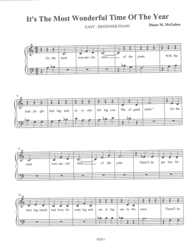 The Most Wonderful Time Of The Year (arr. Diane M. McGahee)