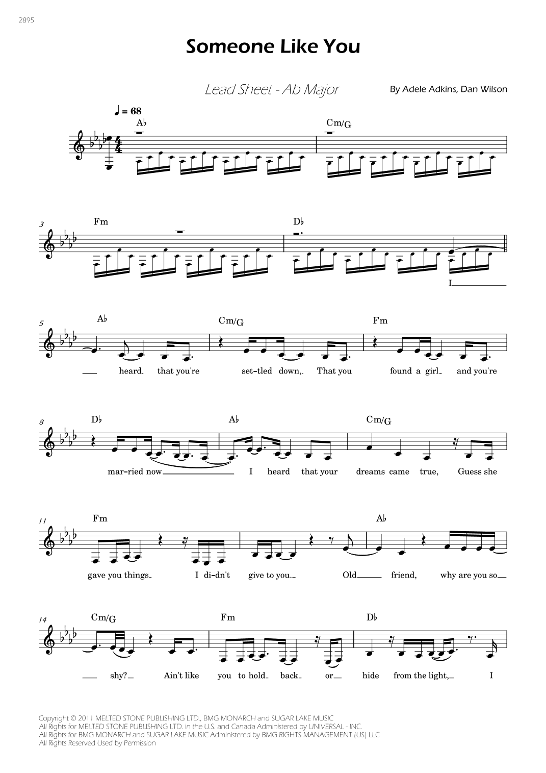 Someone Like You (arr. César Madeira)