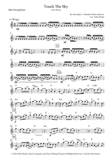 Touch The Sky (arr. Fabio Britto)