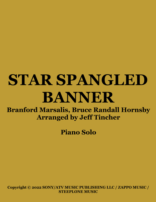 Star Spangled Banner (arr. Jeff Tincher)