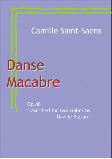 Danse Macabre op. 40 (arr. Davide Bizzarri)