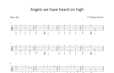 Angels we have heard on high (arr. Bettina Schipp)