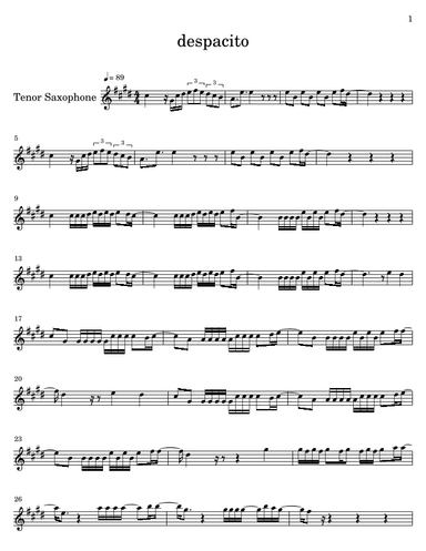 Despacito (arr. thewindplace)