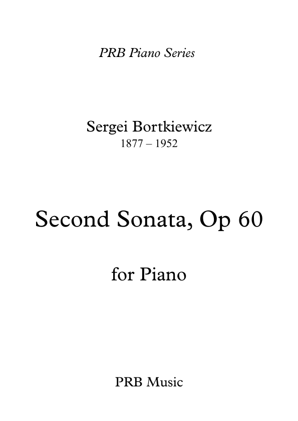 Sonata No 2 in C sharp minor, Op 60 (arr. Philip R Buttall)