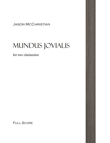 Mundus Jovialis - for 2 Clarinetists