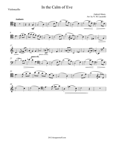 In the Calm of Eve (arr. Nick Lacanski)