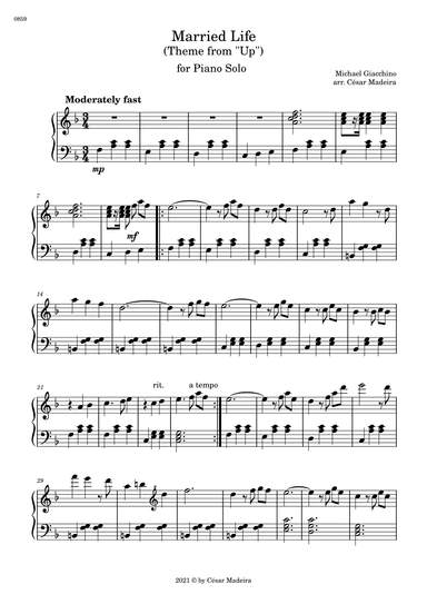 Married Life (arr. César Madeira)