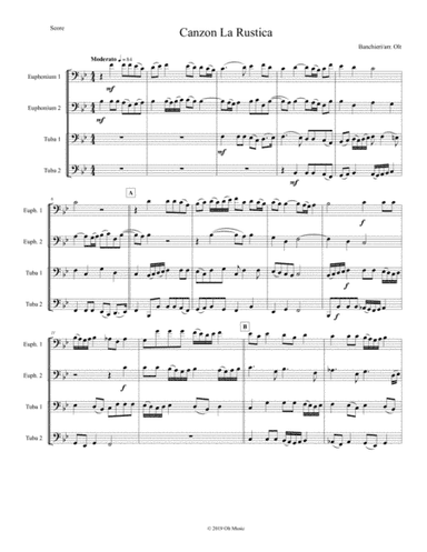 Canzon La Rustica (arr. Tim Olt)