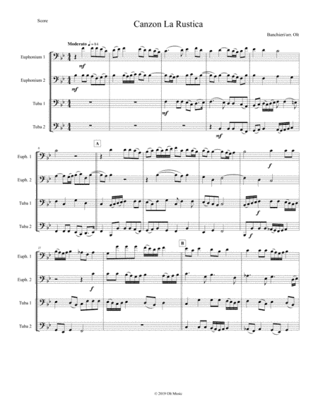 Canzon La Rustica (arr. Tim Olt)