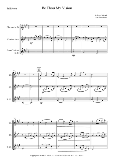 Be Thou My Vision (arr. Fabio Britto)