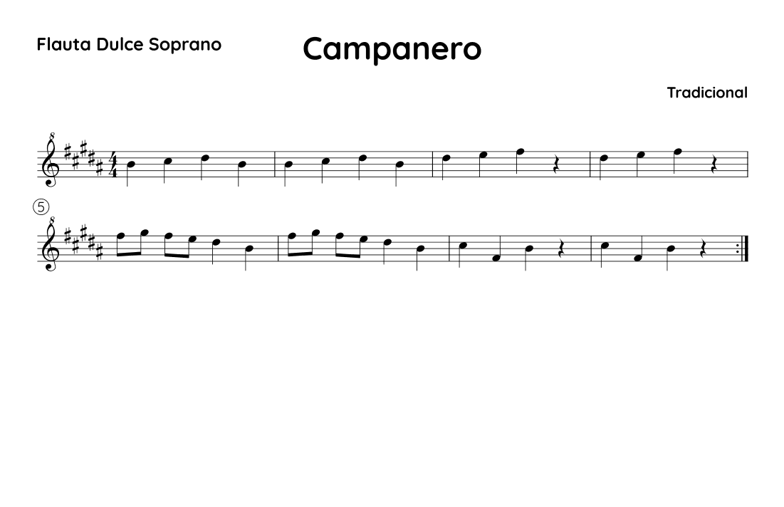 Campanero - B (arr. SUZUME)