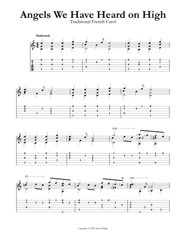 Angels We Have Heard on High (arr. Mark Phillips)