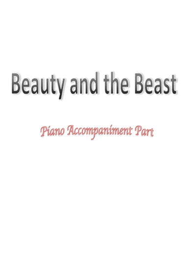 Beauty And The Beast (arr. Miranda Wong)