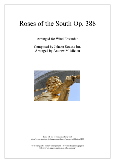 Roses of the South for Wind Ensemble (arr. Andrew Middleton)