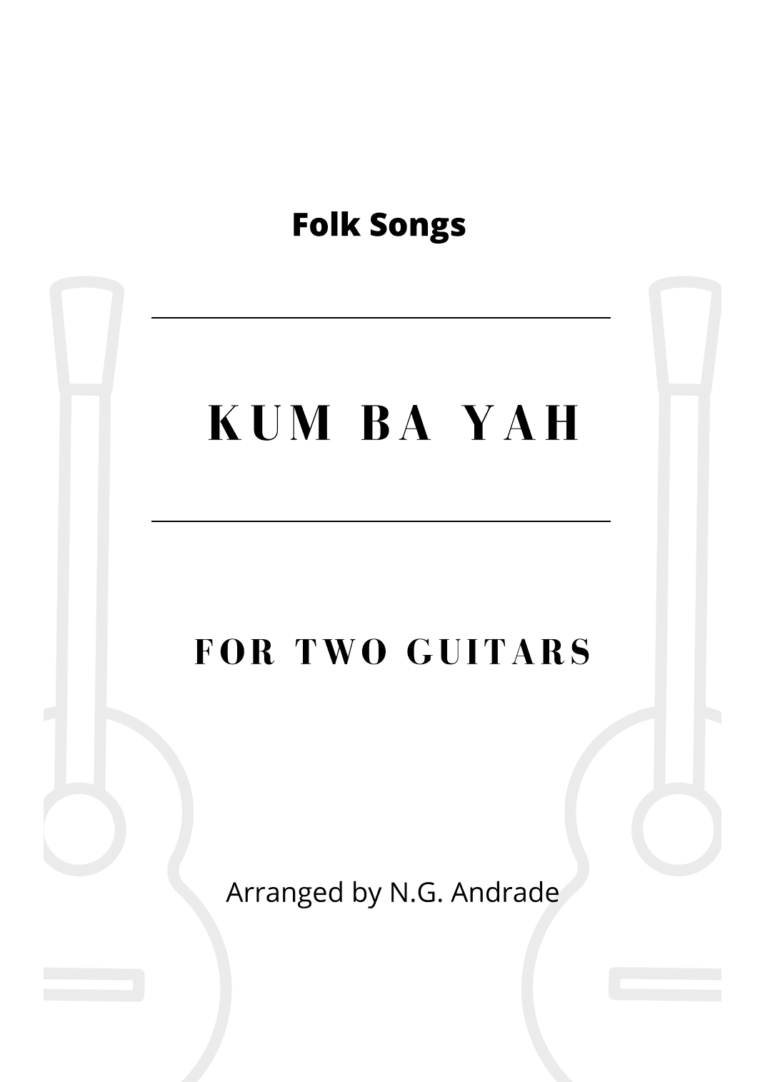 Kum Ba Yah (arr. N.G. Andrade)