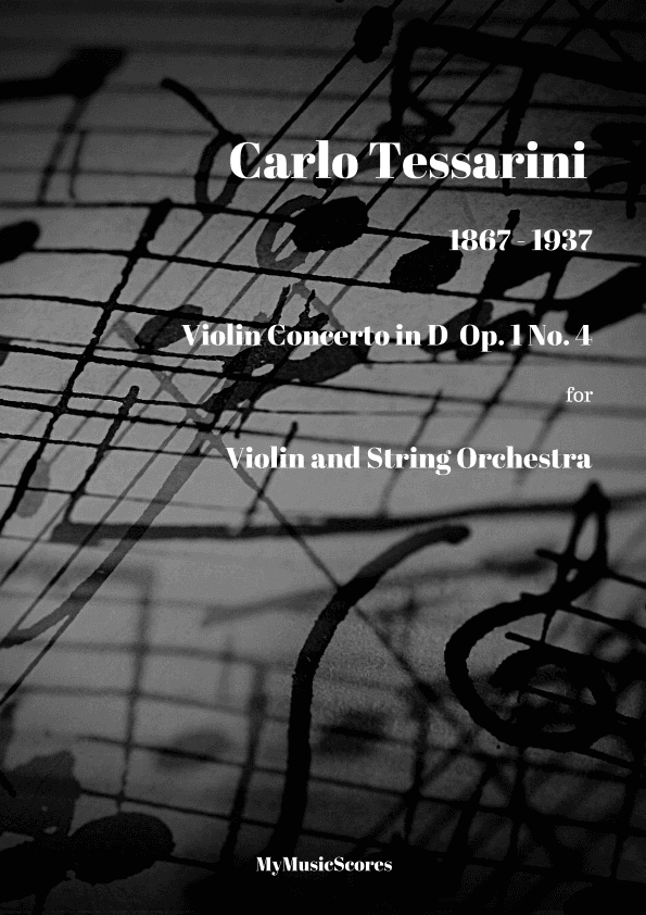 Tessarini Violin Concerto in D Op 1 No 4 for Violin and String Orchestra (arr. Paul Wood)